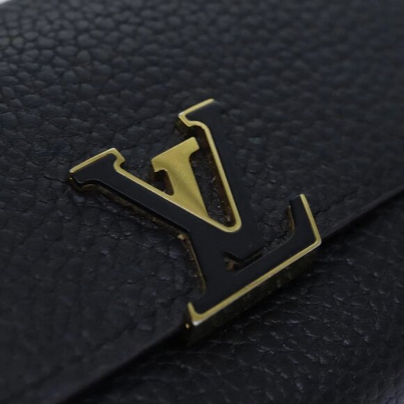 LOUIS VUITTON Portefeuille Capucines Compact Wallet Black - Picture 9 of 15
